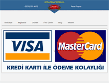 Tablet Screenshot of karadenizmobilya.net